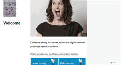Desktop Screenshot of christinadkenny.com